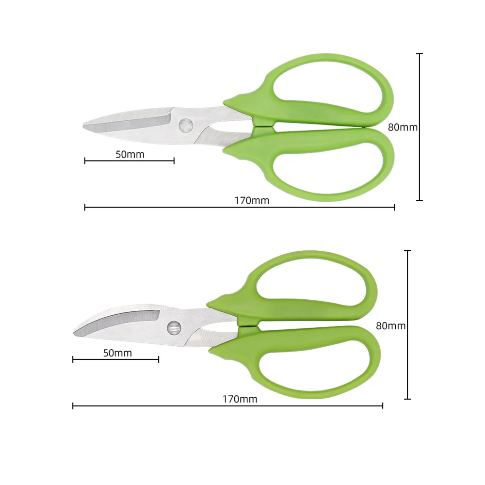 CHKJ 2-Arten Garten Pruner Obstgarten Garten Scheren Hand Werkzeuge Bonsai für Schere Gartenarbeit Chopper Gartenschere Pinsel Cutter