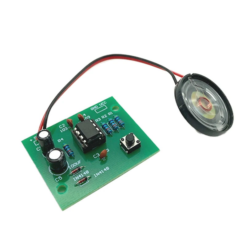 NE555 Doorbell Suite Electronic Production Doorbell Suite DIY Kit Ding dong doorbell PCB welding laboratory