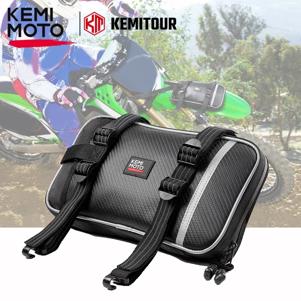 Universal Motocross Bag Front Mudguard Bags Dirt Bike Tool Storage Moto Saddlebag For Yamaha TTR 125 yzf250 yz 85 YFZ450 ttr 125