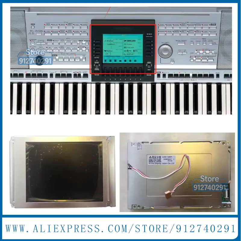 LCD Display Screen For  PSR3000 PSR S900 PSR 3000 Synthesizer Digitial Mixing Consoles LCD Display Replaacement