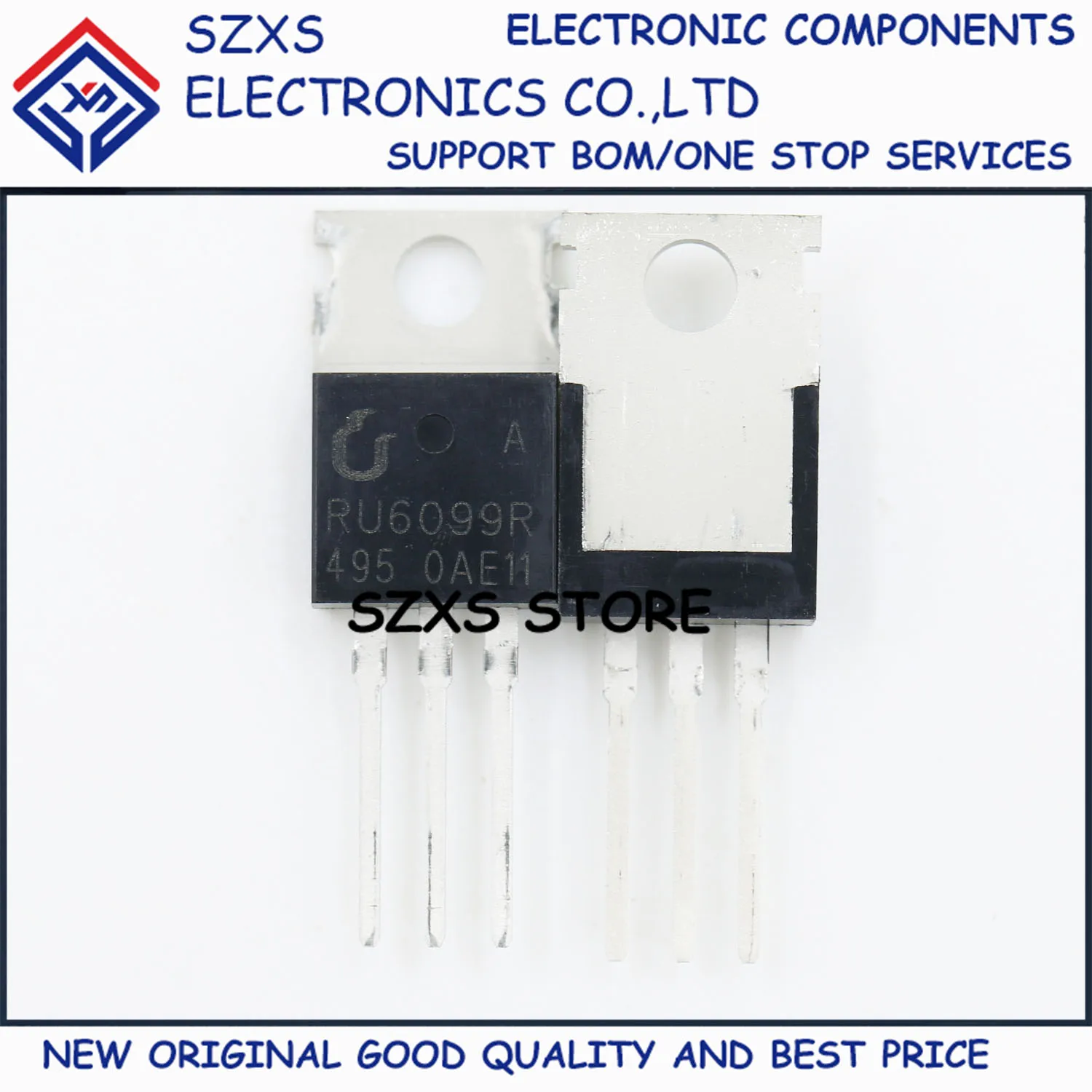 

New Original 10Pcs RU6099R TO-220 60V 120A MOSFET Field Effect Transistor In Stock Electronic Components Good Quality
