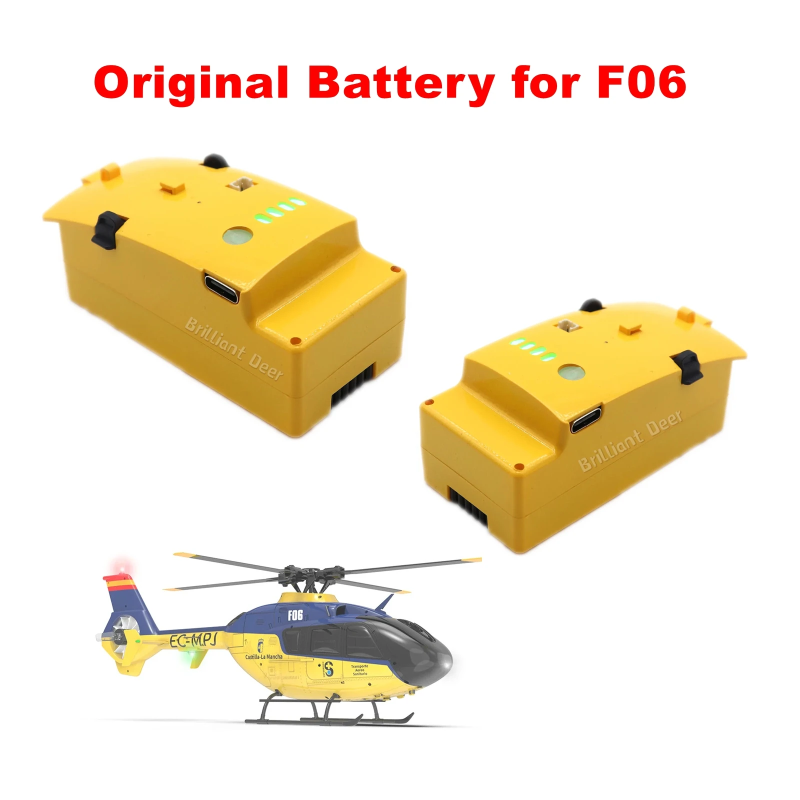 

Original Parts for YuXiang F06 EC135 RC Helicopter Battery