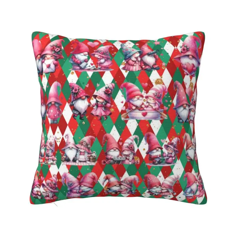 Custom Valentine's Day Square Pillow Cover Decoration Cushions Throw Pillow for Living Room Double-sided Printing