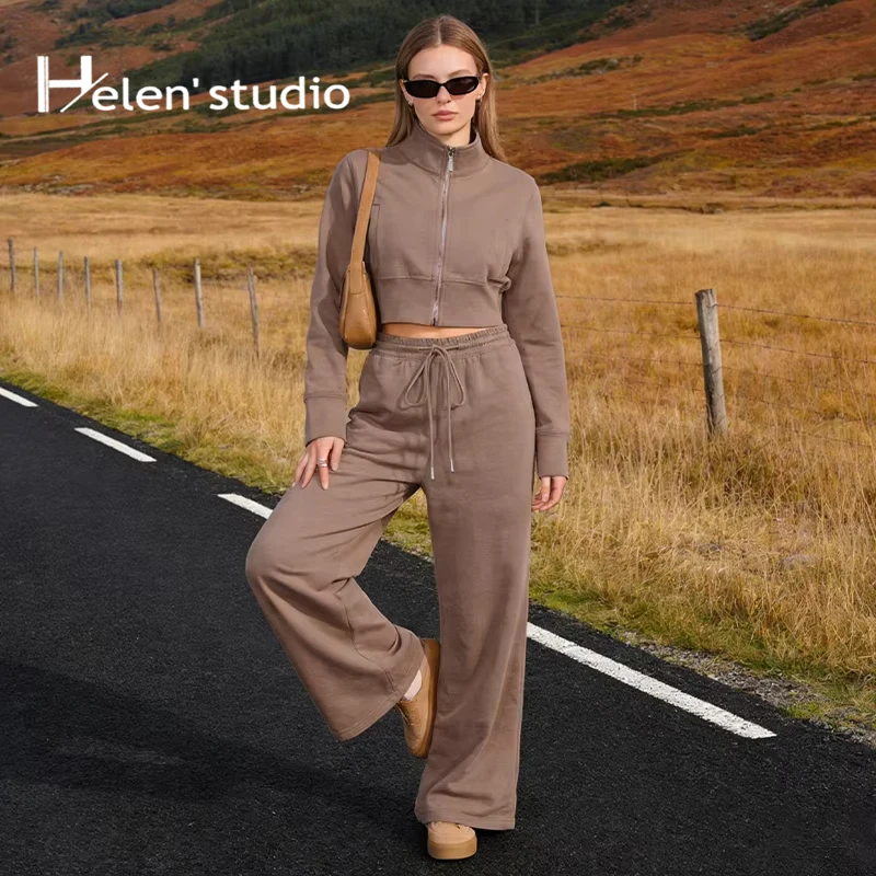 

Original Fashion Spring Autumn Women's Matching Sets Casual Hoodie Tracksuit Two Pieces Sweatshirts Pullovers Long Pant Sets