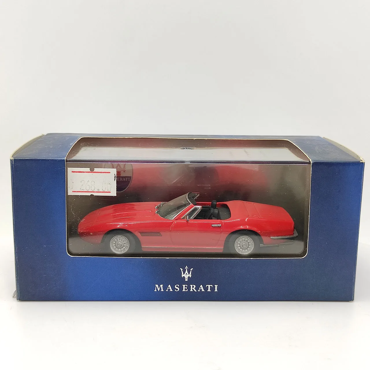 

Литой под давлением масштаб 1:43 Maserati Ghibli Spyder красный кабриолет модель автомобиля из сплава Коллекционная игрушка в подарок сувенир дисплей орнамент