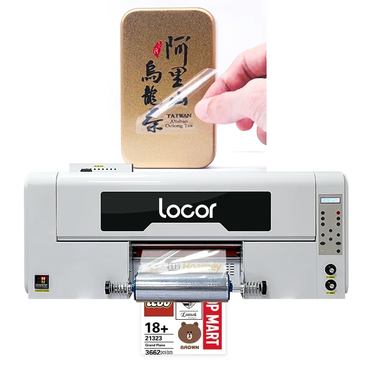 Locor A B Film cold transfer label sticker roll UV DTF Printer printing machine price