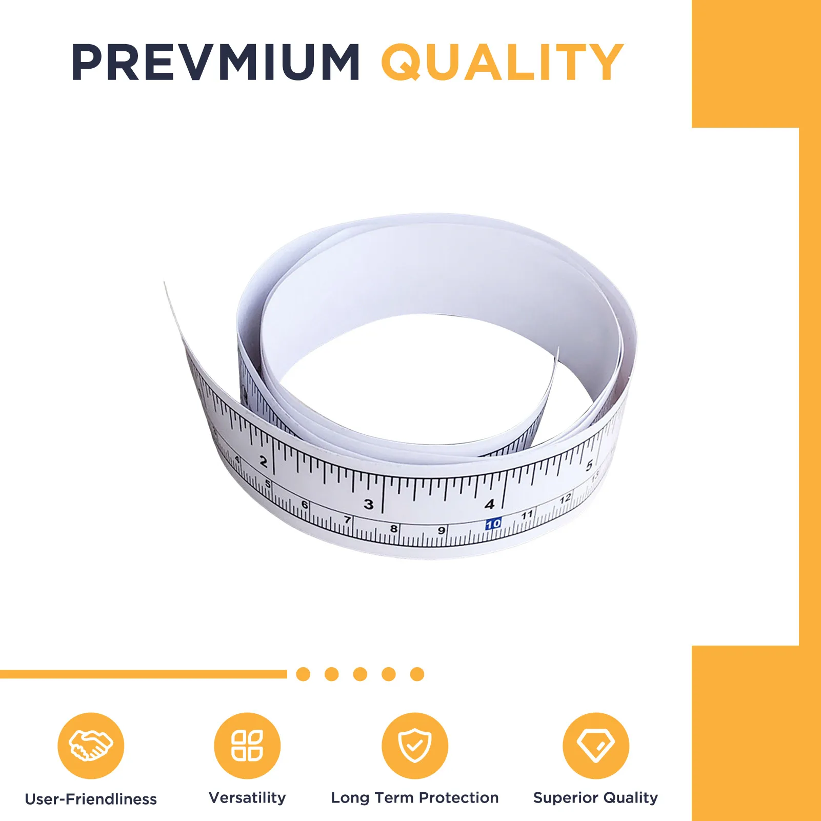 Precision Measuring Tape Adhesive Scale for Sewing Table Professional Tailor Ruler 90cm Industrial Cutting Guide Durable
