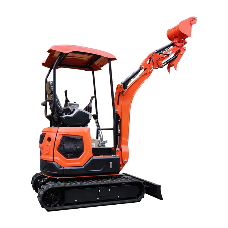 Miniexcavadora hidráulica multifuncional barata, excavadora pequeña de 2 toneladas y 1,8 toneladas con CE/EPA personalizada