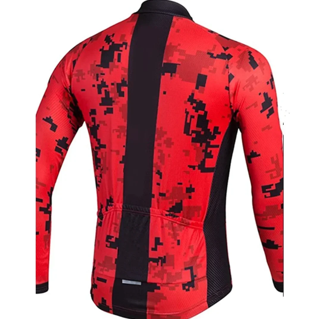 Wholesale Bicycle Cycling Jersey High Quality Clothes Shirts Long Sleeve Men Sports wear Digital Sublimated Printing Custom Made