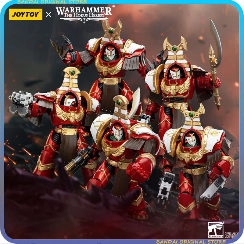 

【В НАЛИЧИИ】JOYTOY WARHAMMER The Horus Heresy Thousand Sons Sekhmet Terminator Cabal 1/18 Фигурки Украшения Игрушка в подарок