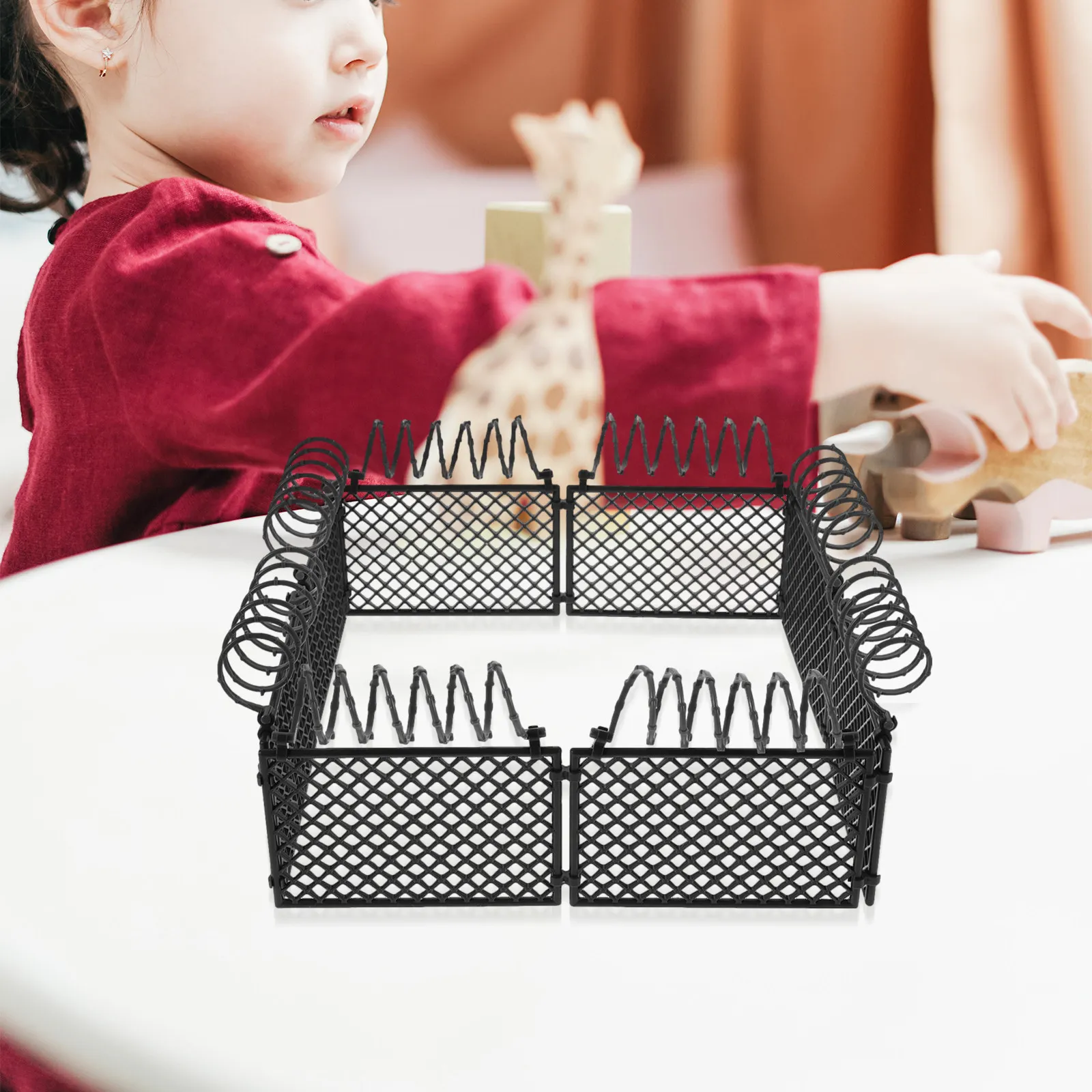 

Набор реалистичных заборов для самостоятельной сборки: гибкие пластиковые элементы для микроландшафтов, кукольных домиков, ферм и военных сцен