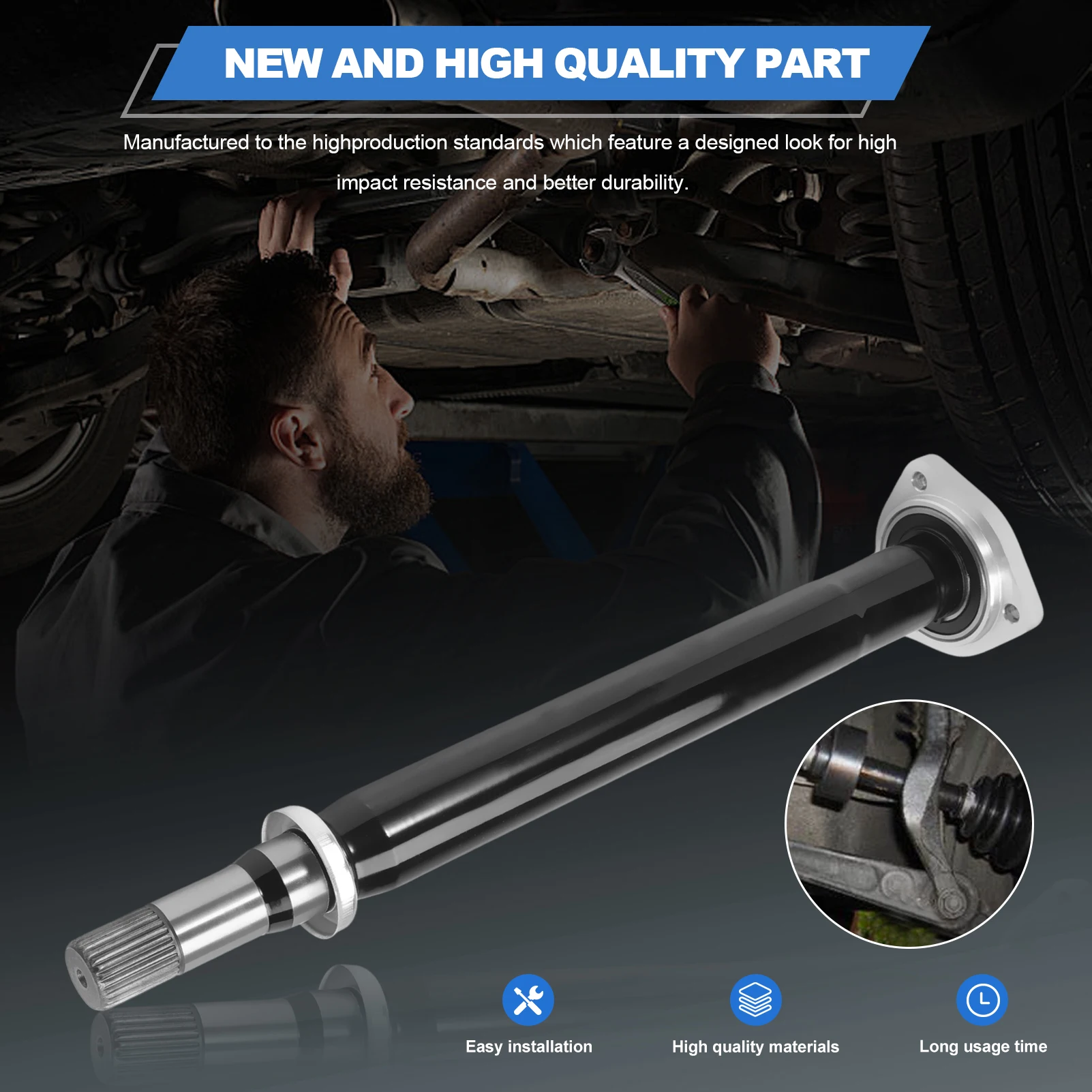 

Front Wheel Drive CV Intermediate Shaft for2010-2019 Cadillac SRX/XTS,2013-2020 Chevy Impala/Malibu 20997747 22901057