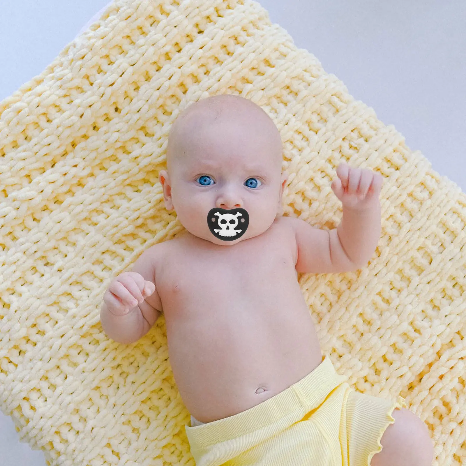 

3Pcs Pumpkin Pacifier Food Grade Silicone Halloween Design Calming Newborn Infant Teethers Baby Care