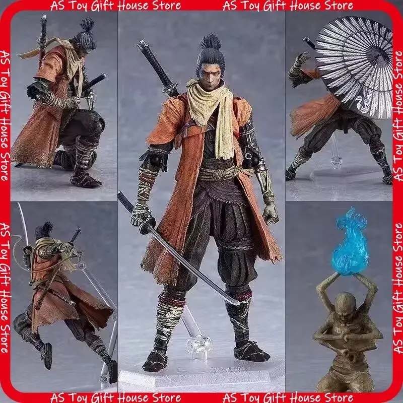Sekiro Shadows Die Twice Articulated Action Figure 15cm Deluxe Edition Collectible Boxed Figurine Desk Decor For Game Collector