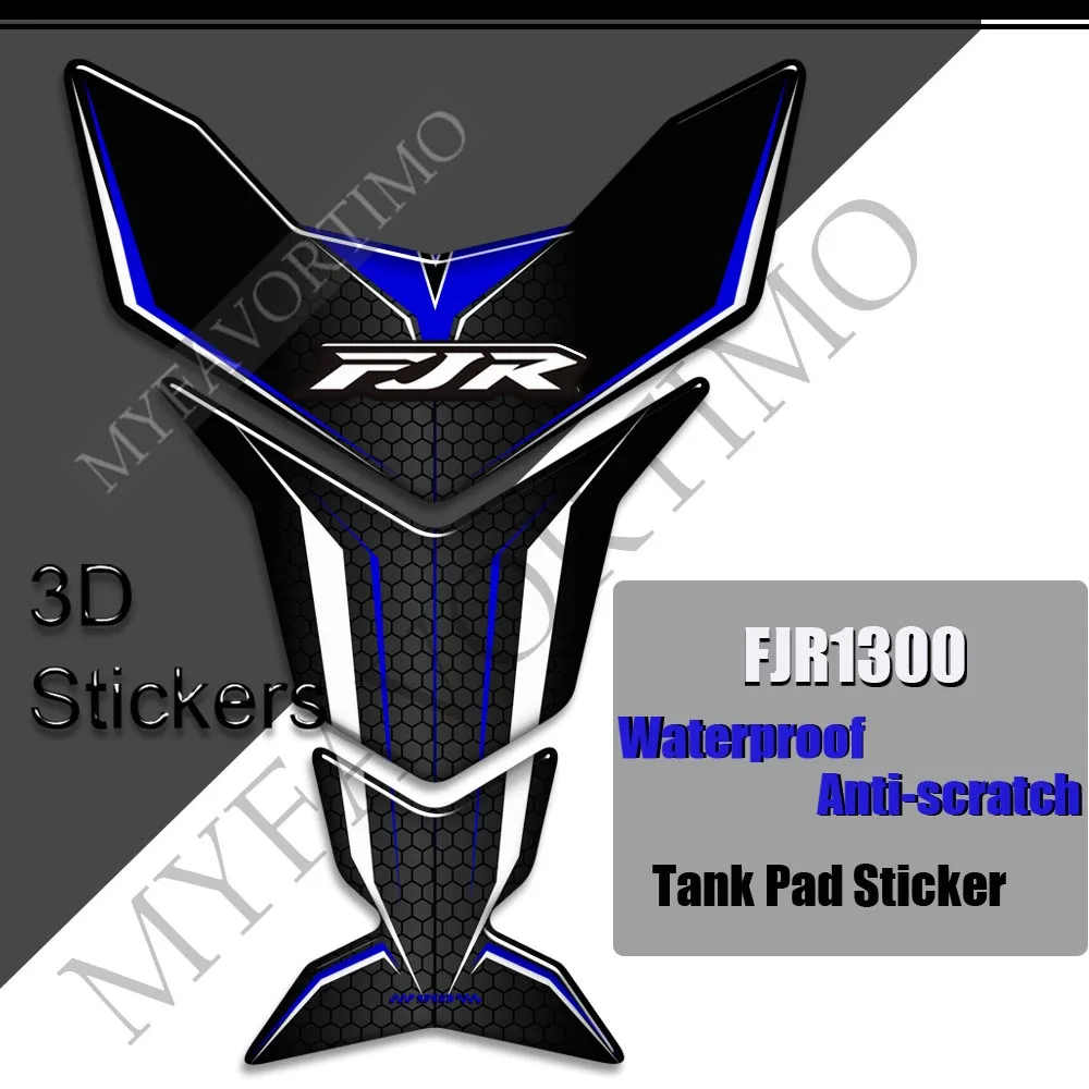 Waterproof Anti-scratchMotorcycle Stickers For Yamaha FJR1300 FJR 1300 Tank Pad Protector 3D Sticker Decal Fuel Gas Anti Slip AD