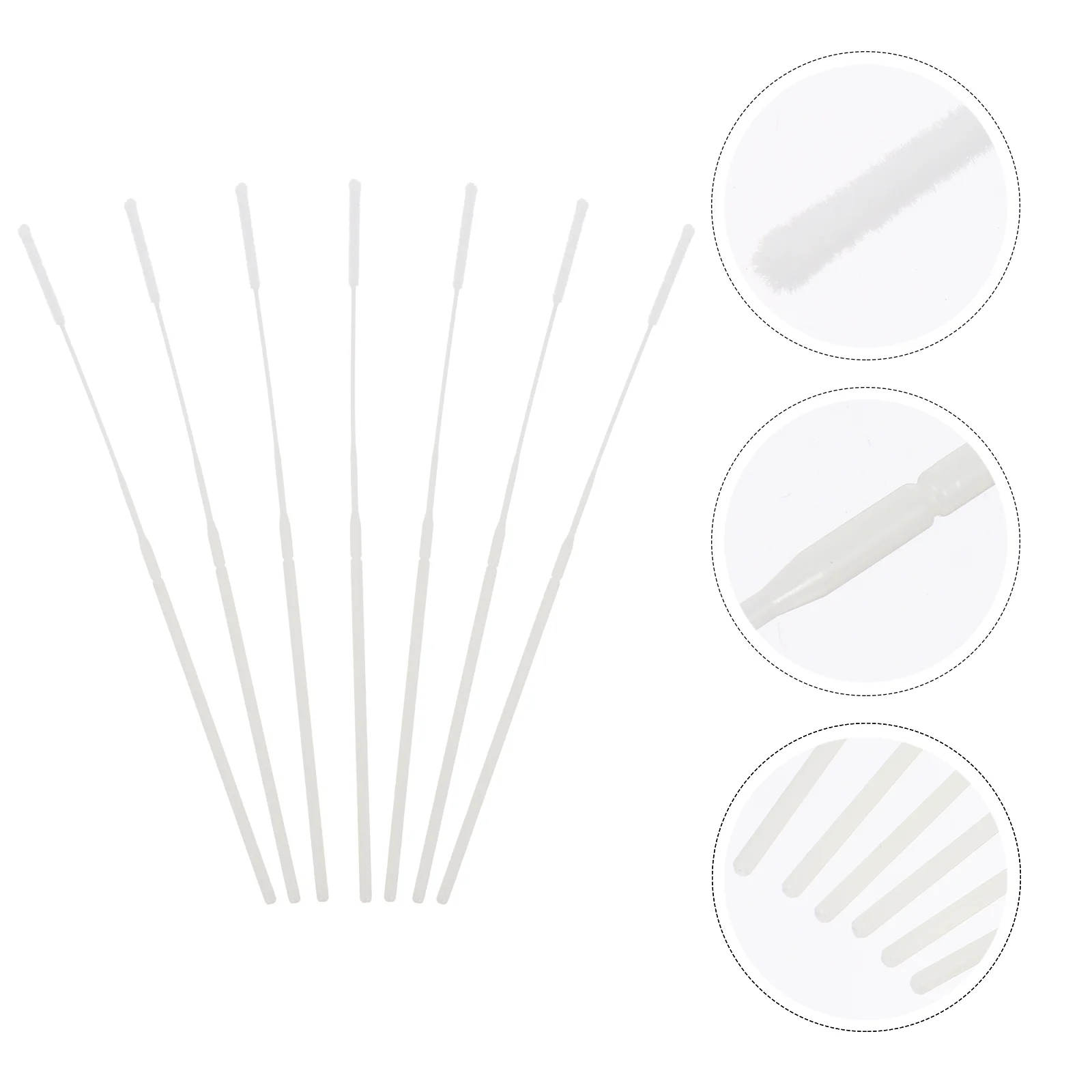 20 ชิ้นทิ้ง Flocking เช็ด Nasopharyngeal คอลเลกชันตัวอย่าง Swabs ตัวอย่าง Sampling Sticks