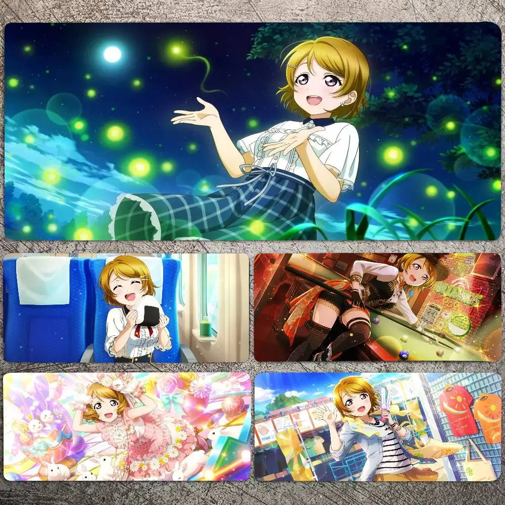 Hanayo Koizumi Anime Lovelive Mousepad Non-slip Suitable For Office Computers Laptops E-sports Game Desk Mats XXL Keyboard