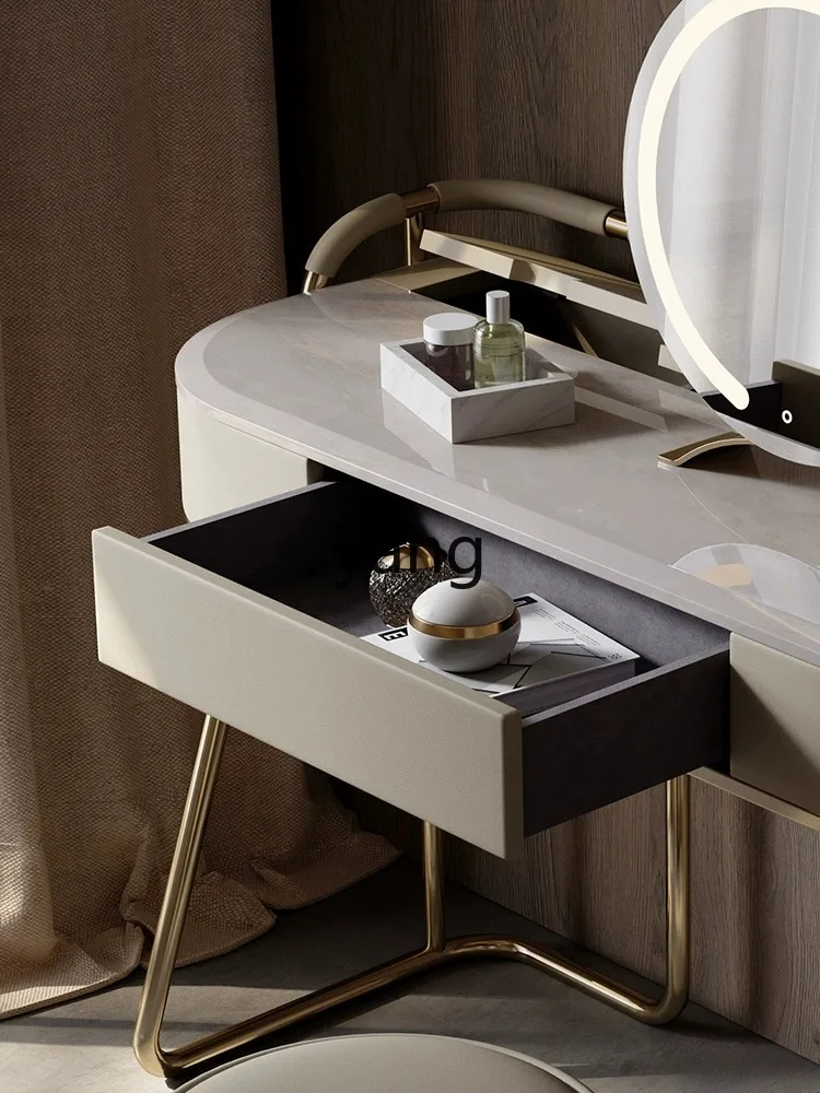 L'm'm Natural Marble Dressing Table Villa High-End Bedroom Natural Luxury Stone Makeup Table