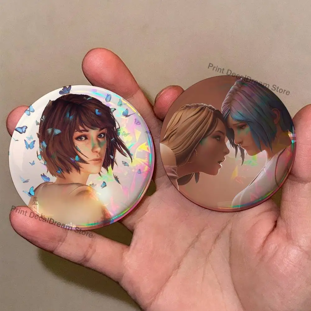 L-Life Is Strange Game 22mm,32mm,42mm,58mm,75mm Round Badge Brooch for Various Clothing Backpacks Jewelry Accessories Gift