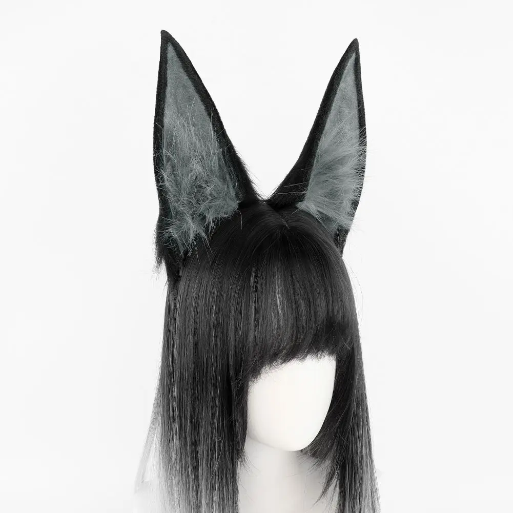 Comic Game Hoshimi Miyabi Cosplay Ears Zenless Zone Zero Simulation Beast Ear Hairband Cos Anime Props Grey Ears Headpiece
