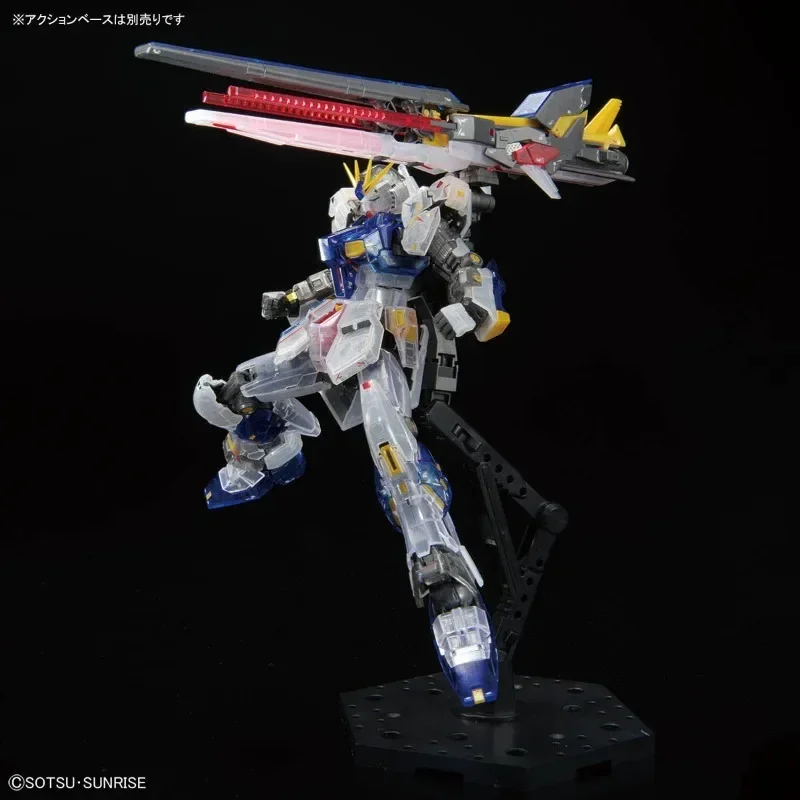 Bandai en Stock Original RG 1/144 GUNDAM SIDE-F Limitée RX-93ff V GUNDAM [Couleur Claire] Anime Figurines Jouets PVC Collection