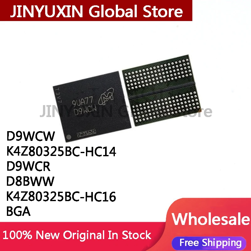 1Piece D9WCW K4Z80325BC-HC14 K4Z80325BC D9WCR D8BWW K4Z80325BC-HC16 K4Z80325BC BGA  IC In Stock Wholesale