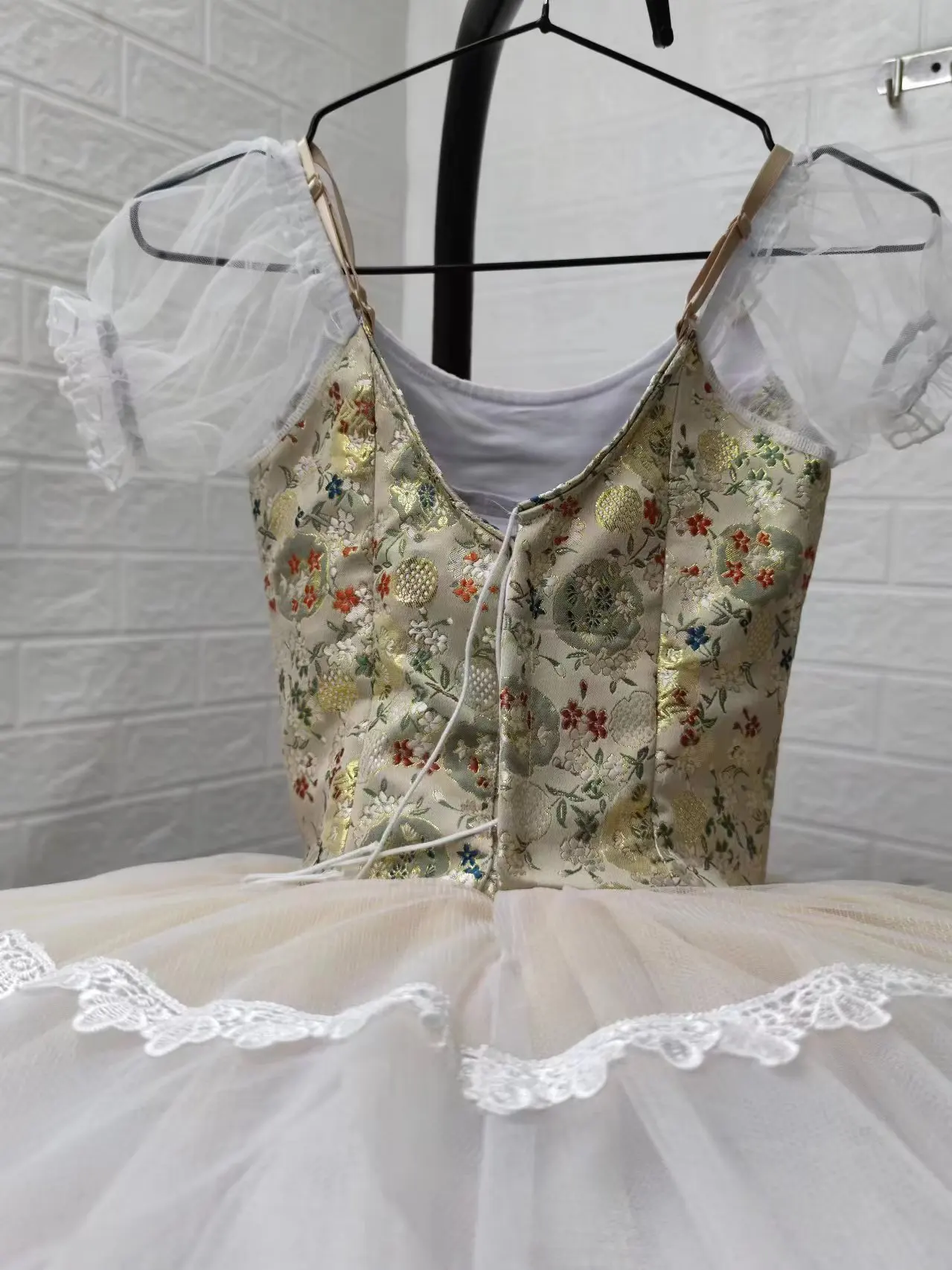 Tutú profesional de hada lila para adultos y niños, falda de tutú de rendimiento de Pachita, La Bella Durmiente