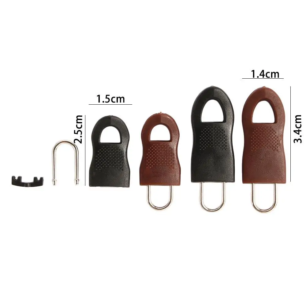 Replacement 8Pcs Pull DIY Clothing For Travel Bag Suitcase Backpack Zipper Puller Repair Kit Zipper Head Zipper Slider