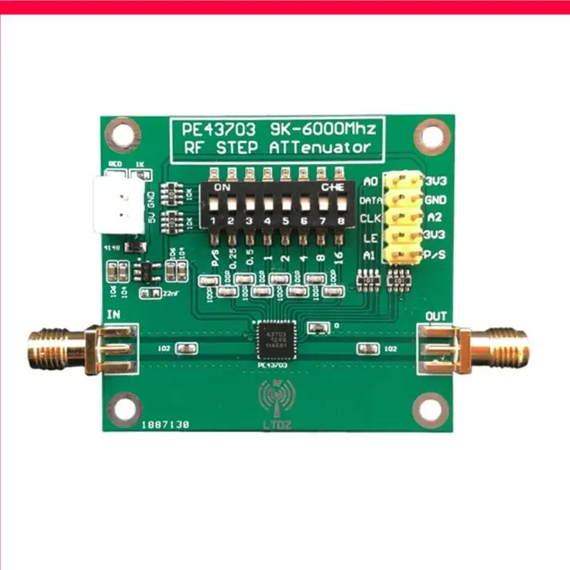 

96GD PE43703 Numerical Control RF Attenuator Module for DC 5V Parallel/Serial Immediate Attenuator Modules 9KHz-6GHz