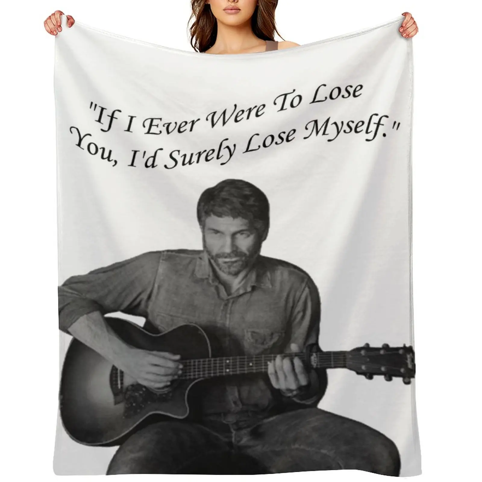 

Joel (TLOU) If I Ever Were To Lose You Art Throw Blanket Thermals For Travel Sofas Decorative Throw Summer Blankets