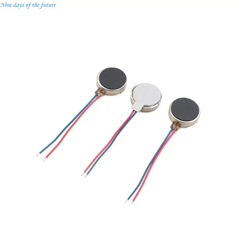 6pcs Mini Vibration Motor 11000RPM for Electronic Devices Industrial Tool Motor E65A