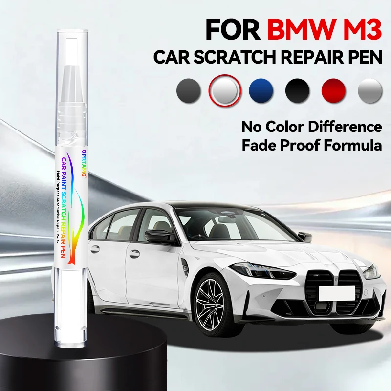 

Ручка-корректор для ремонта автомобильной краски для BMW M3 1996-2026 годов, аксессуары для устранения царапин, цвета: белый, черный, красный, серый, серебристый