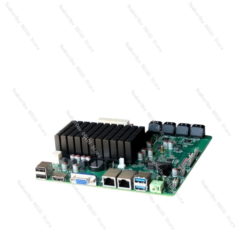 NAS host IPFS main board multi sata hard disk bit mini ATX J1900 industrial control main board 10 SATAnas