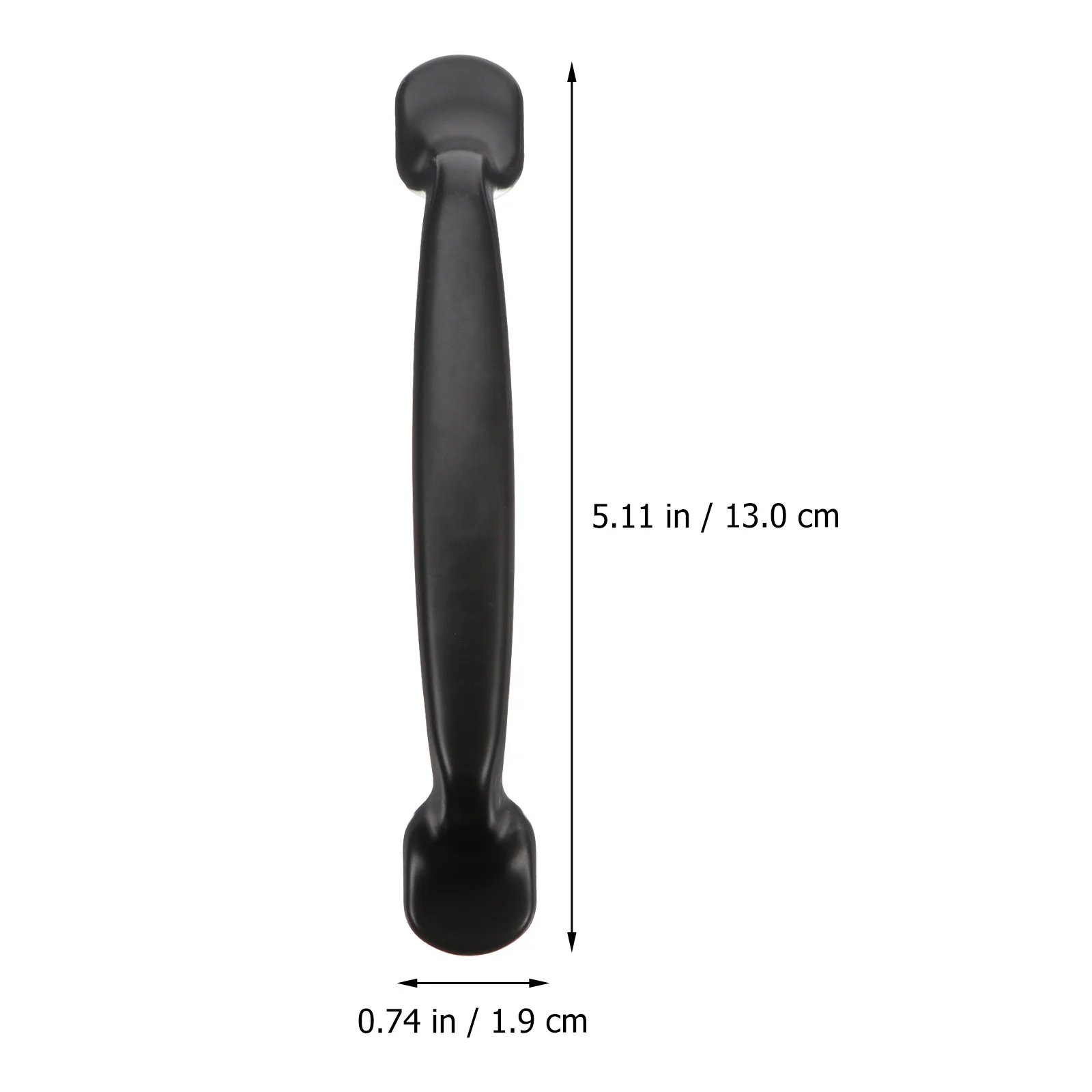 6Pcs Drawer Knobs Matte Black Alloy Cabinet Pulls for Furniture Cupboard Wardrobe Dresser Easy Install Hardware