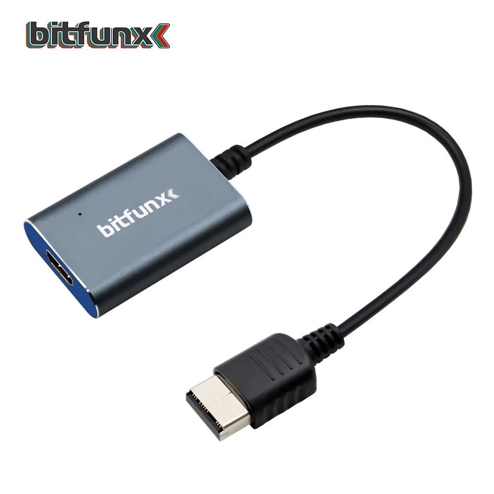 Bitfunx Full Digital HDMI-compatible Adapter Audio Video Converter Cable for SEGA Dreamcast All Version Console