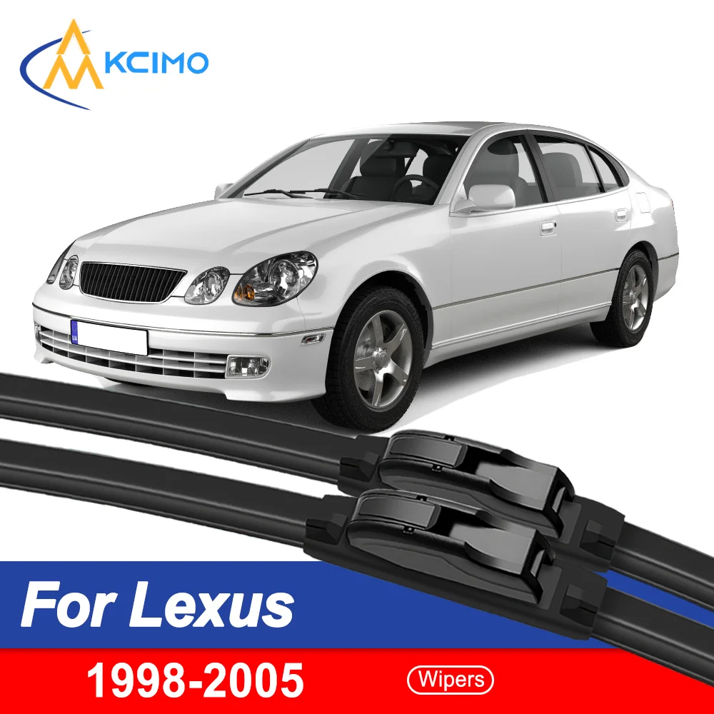 

Smooth & Silent Wiping 2PCS Wiper Blades for Lexus GS S160 1998–2005 All-Weather Performance Clear View Safe Driving
