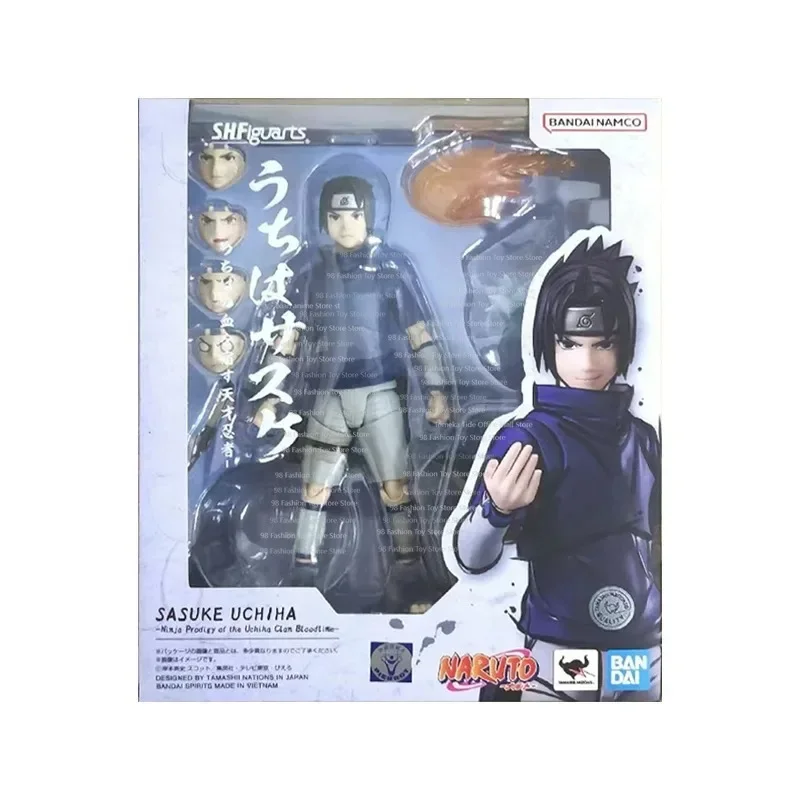 Namco Bandai S.H, envío en 48 horas, disponible Figura de acción Figuarts Uchiha Sasuke, juguete de colección, regalo