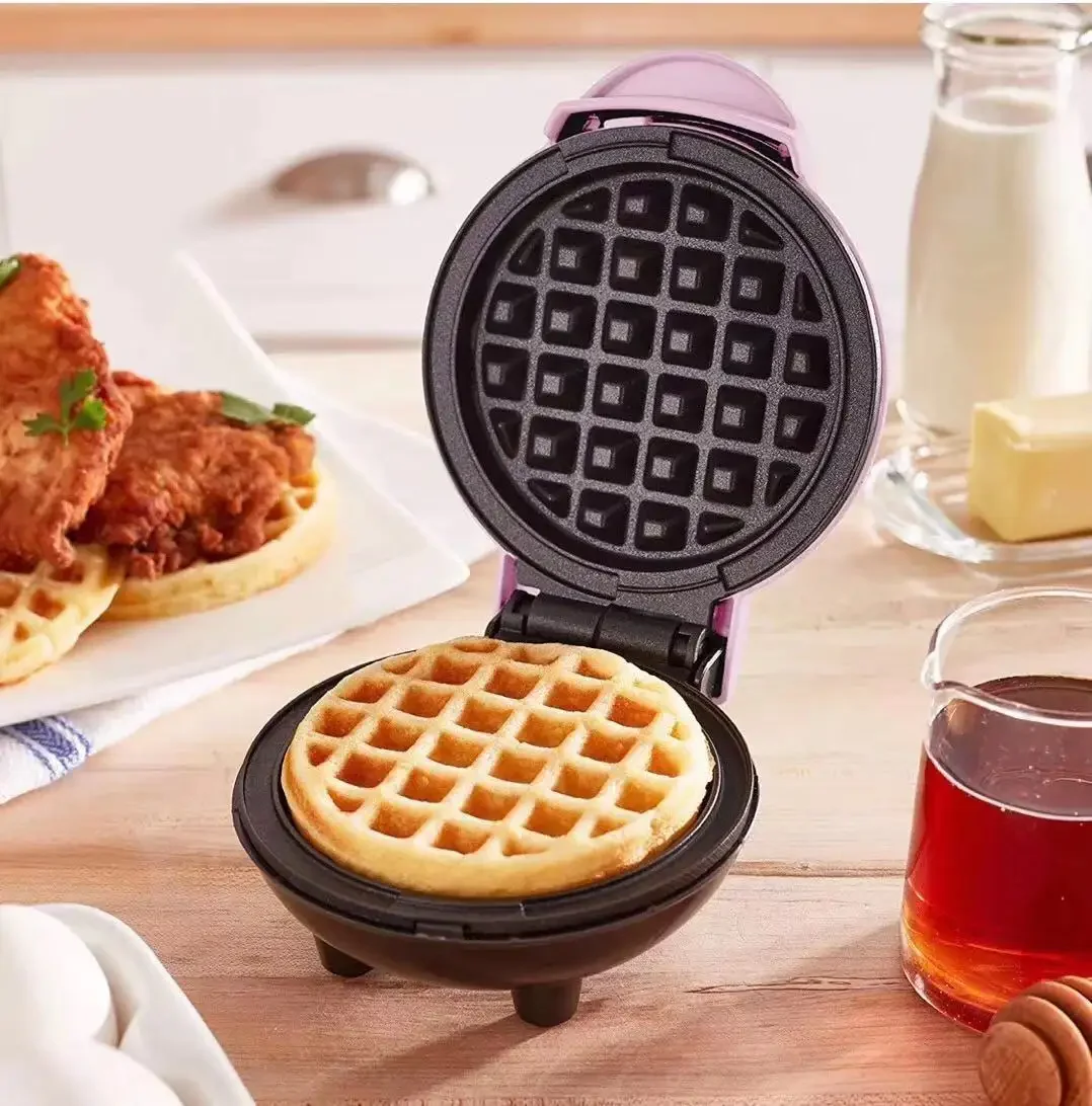 

Sandwich Cake Baking Tray, Household Breakfast Electric Baking Pan, Fully Automatic Multifunctional Mini Waffle Biscuit Machine