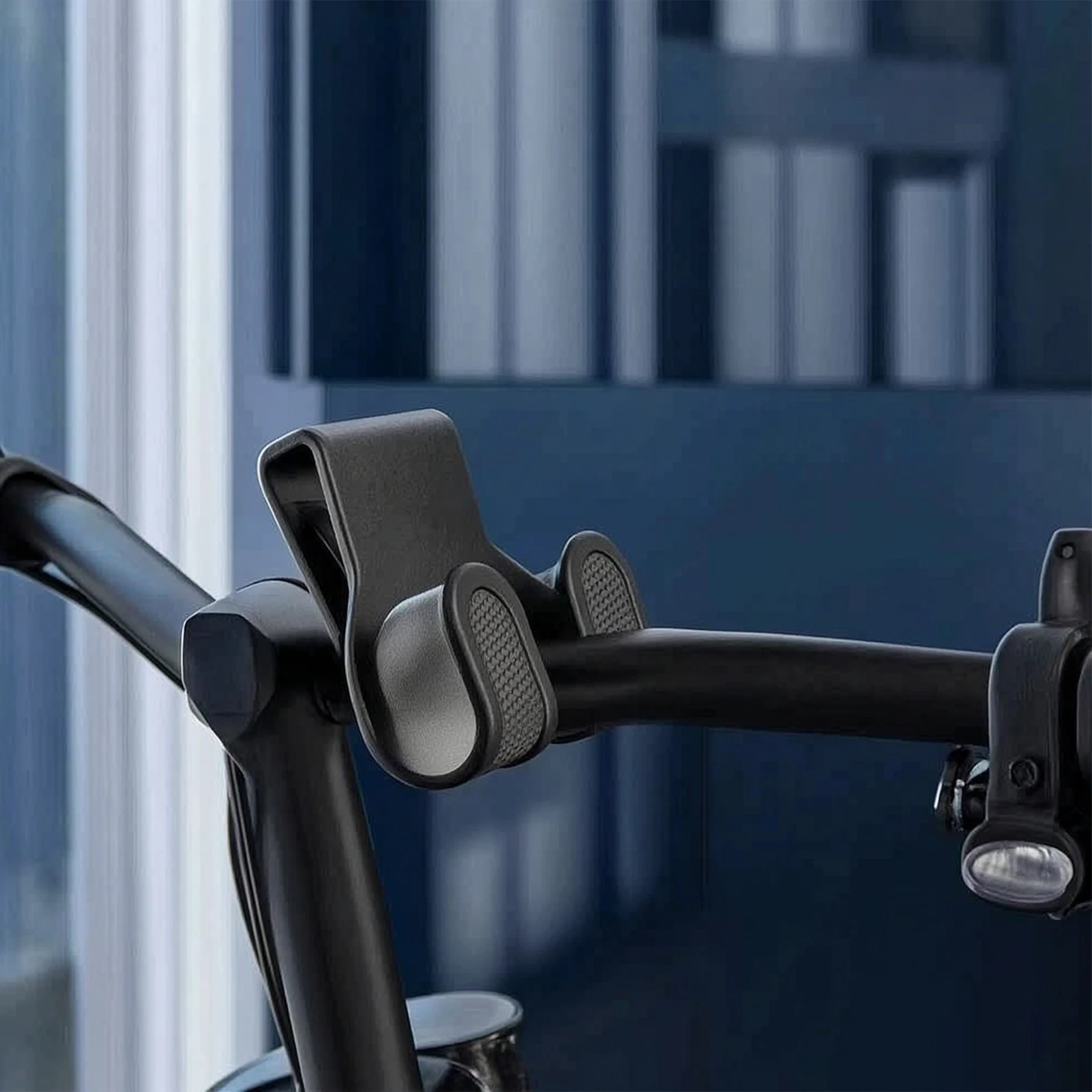 Double Hook with Clamp Compact Motorcycle Hook Hardware Space Saving Long-Lasting for Commuters, Motorcycles