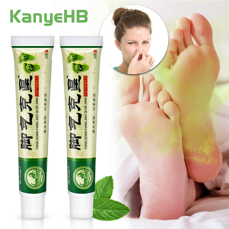 2pcs Beriberi Cream Foot Psoriasis Cream Mint Cool Anti Itch Athlete's Foot Ointment Inhibiting Fungi Repair Peeling Skin A941