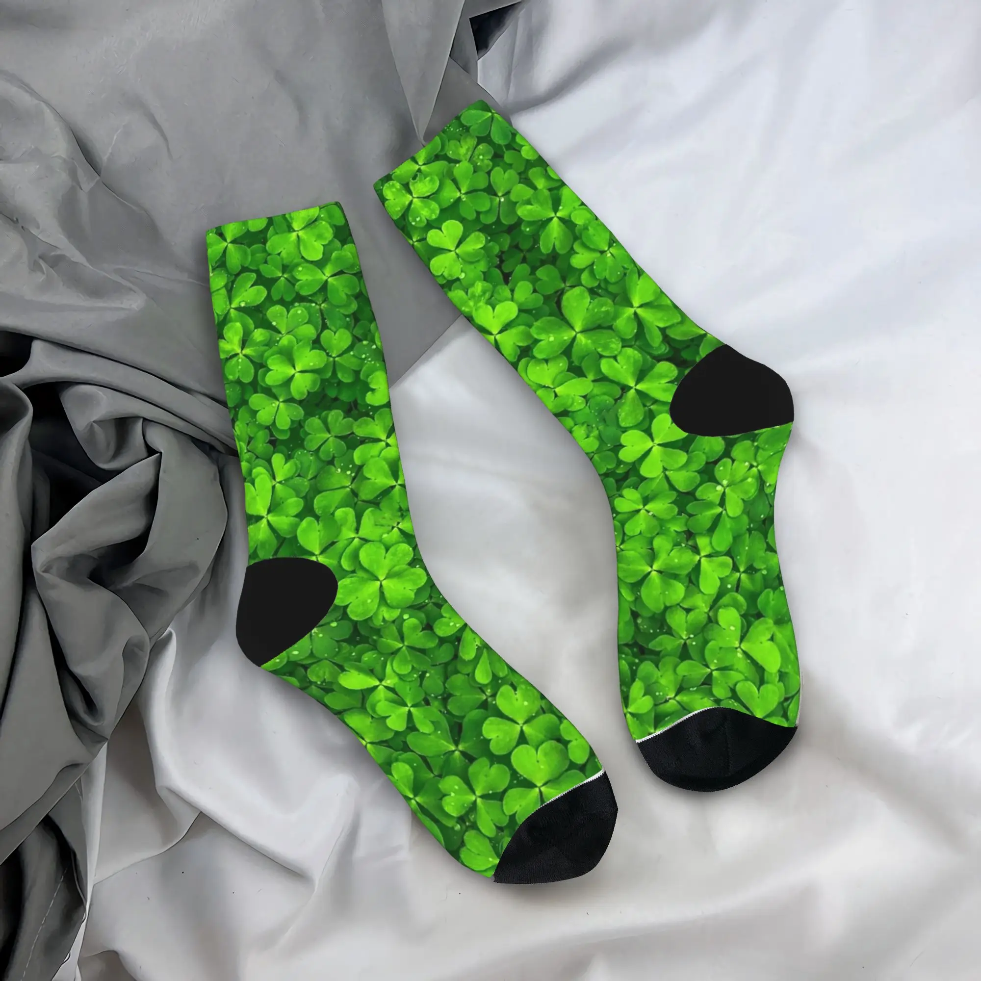 

Saint St Patricks Day Socks Funny Stockings Unisex Men Medium Soft Climbing Socks Spring Custom Anti Skid Socks