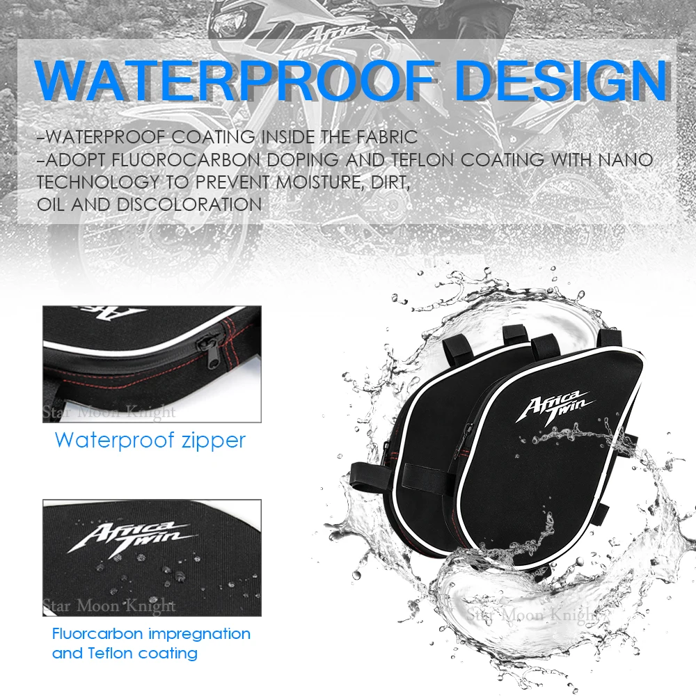 Frame Crash Bars Repair Tool Placement Bag For Honda CRF1000L Africa Twin CRF 1000 L ABS DCT 2016-2019 Adventure Sport 2018 2019