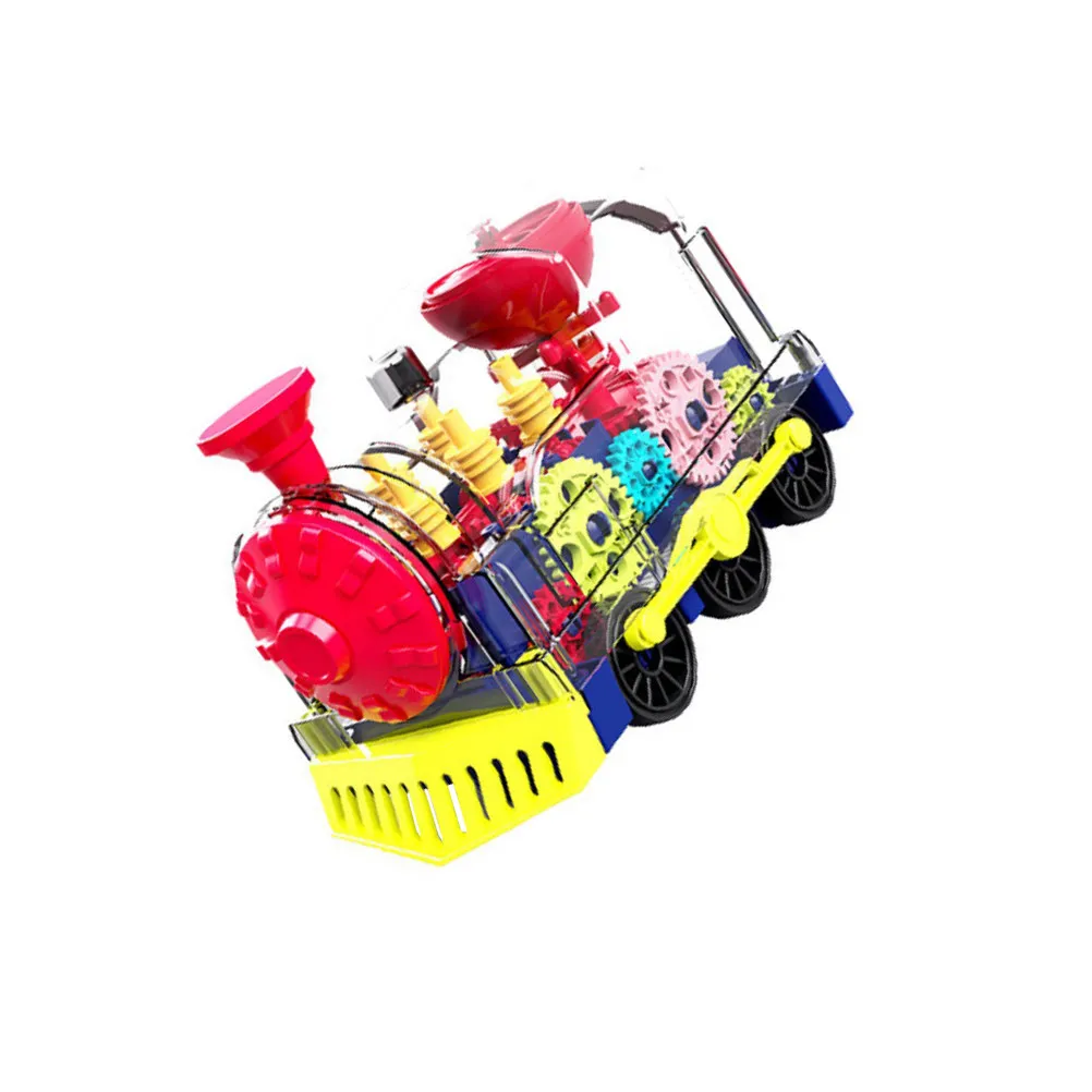 

Electric Train for Kids Simulation Creative Early Education Flashing Music Light Moving Obstacle Avoiding Train Plaything