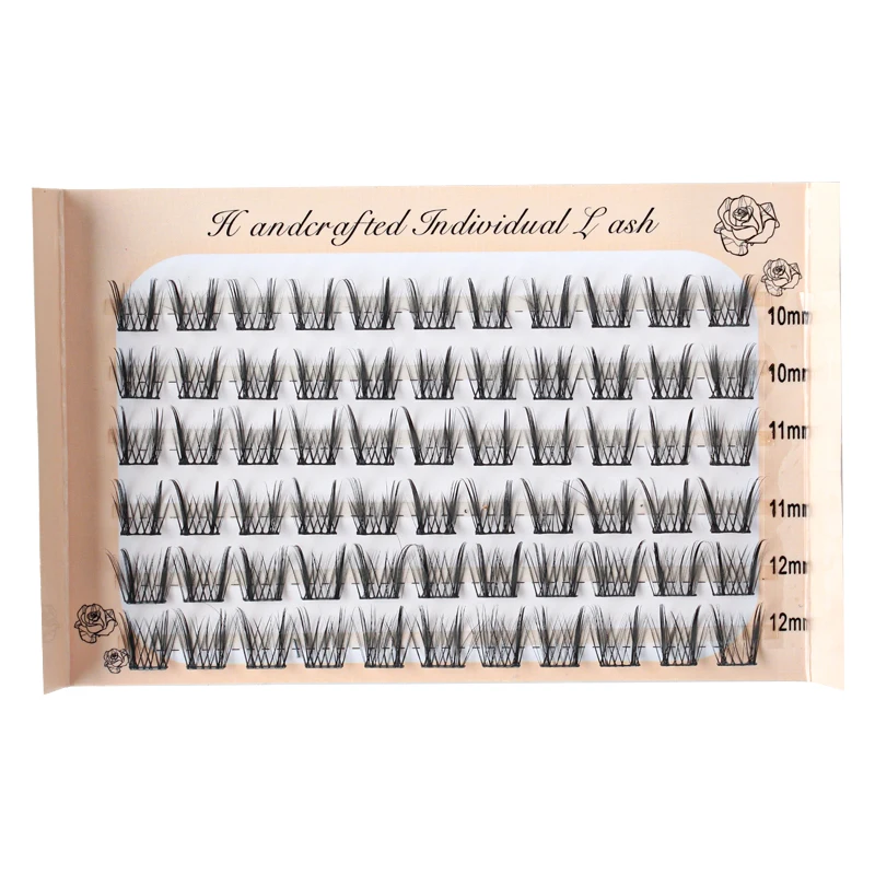 YSDO 6 Rows Eyelash Extension 66 Bundles Natural Long False EyeLashes Individual ClusterLashes Grafting Cilios Makeup tools