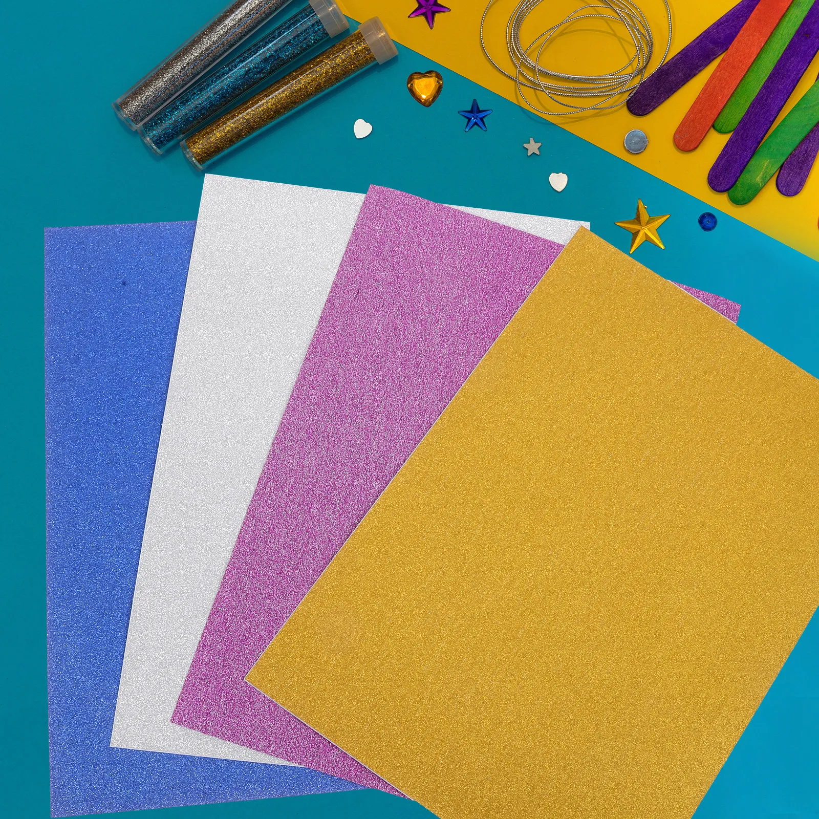40-feuilles-de-papier-cartonne-paillete-papier-colore-scintillant-pour-bricolage-fabrication-de-cartes-fournitures-de-decoration