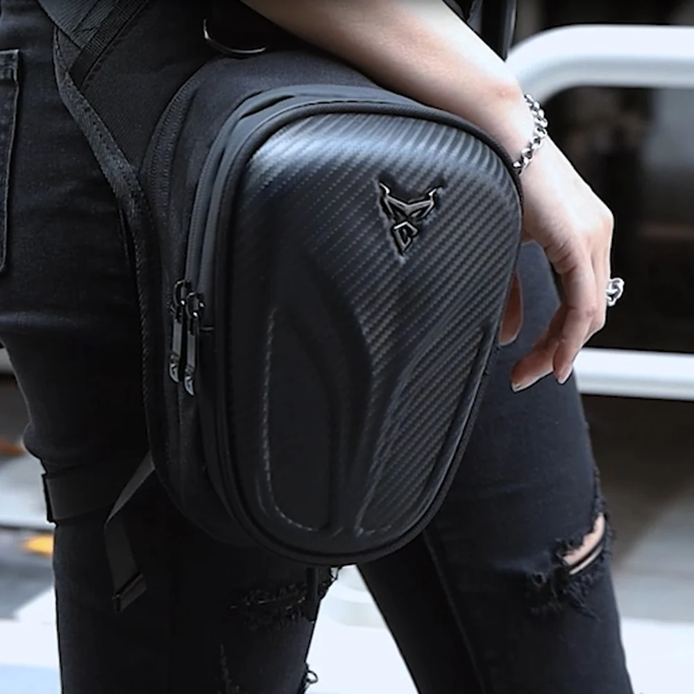 Fashion Waterproof Leg Bag Motorcycle Gloves Luggage Ride Bag Outdoor Casual Waist Bag Fanny Pack Bag Moto Bike Hip Belt Bag image 2