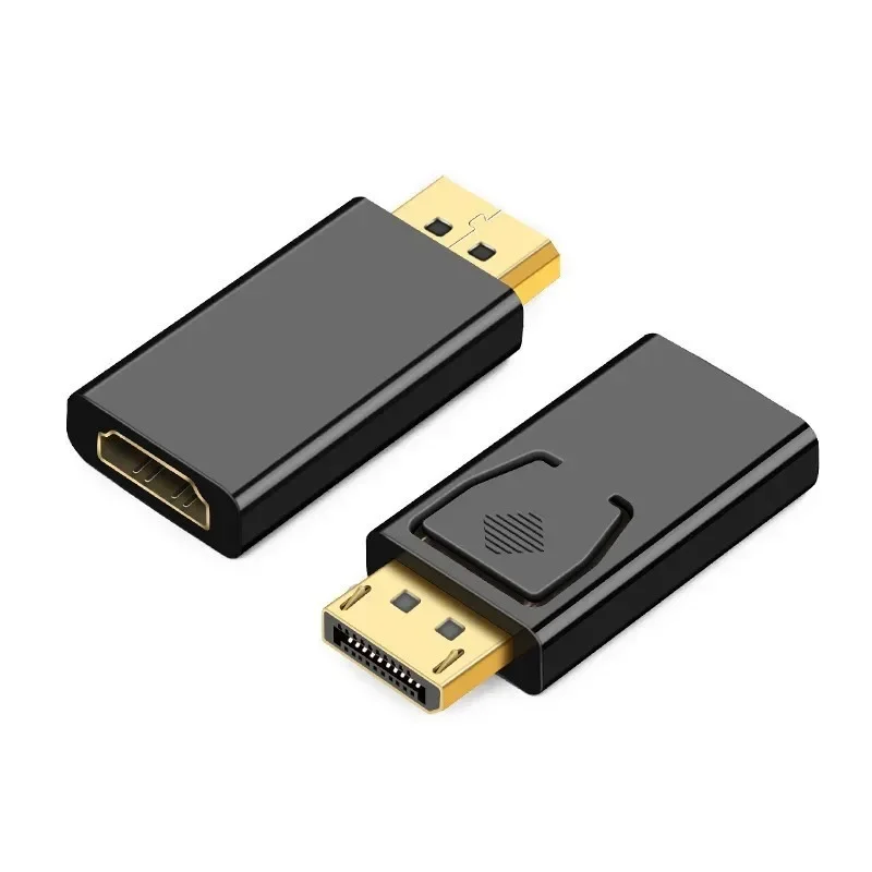 Displayport zu hdmi-kompatibler adapter dp männlich zu weiblich hdmi-kompatibles video audio kabel hd 4k 1080p für pc tv laptop