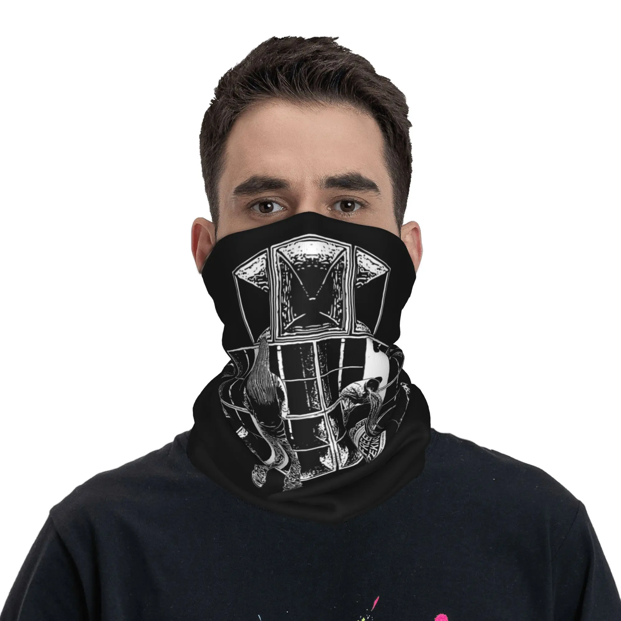 

23FA121 - Tekno 23 m Bandana Neck Gaiter Printed Wrap Scarf Warm Balaclava Cycling Unisex Adult Winter