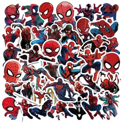 Pegatinas de Anime de Spiderman para monopatín, nevera, guitarra, portátil, motocicleta, juguete clásico de viaje, 10/30/50 piezas