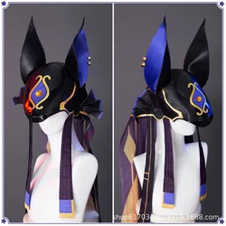 Genshin Impact Cyno Cosplay Hat Game Genshin Cyno Cap Props Accessories Halloween Party Props